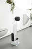 Suport pentru hârtie igienică și perie pentru toaletă, RIVALTA WHITE - 3 în 1, WENKO, alb