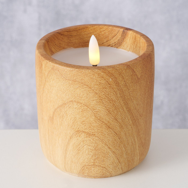 Lumanare LED de ceara, YUNA, 10,5 cm