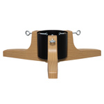 Suport pentru brad cu imitație de lemn, 62 cm, rezervor 2,2 l, negru