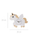 Ceas de perete Unicorn din MDF, 30 x 24 cm