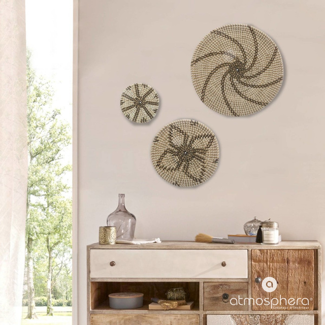 Decorarea peretelui cu iarbă de mare