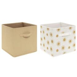 Set 2 cutii pentru jucării, pliabile, 29 x 29 x 29 cm