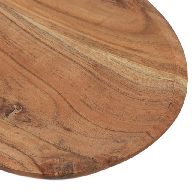 Farfurie din lemn, 25 x 20 x 1,5 cm