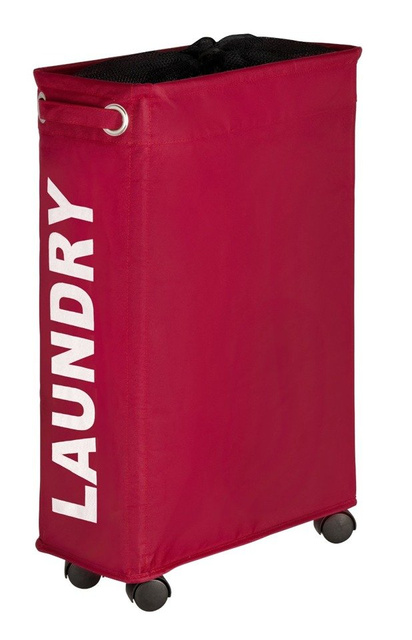 Coș de rufe CORNO, recipient 43 l, WENKO, roșu