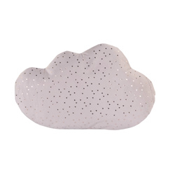 Perna decorativa din catifea cu model metalic