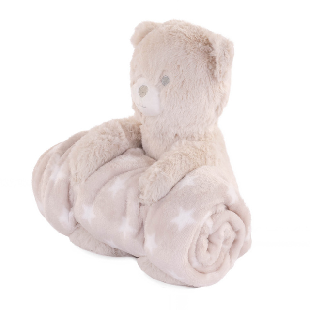 Pătură de lână cu o mascota, 75 x 100 cm