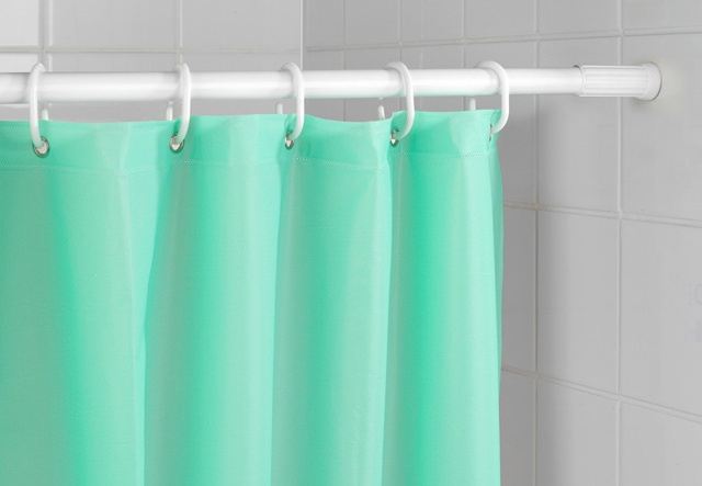 Bara telescopică pentru perdea, albă, 22 mm, 110-185 cm, Allstar