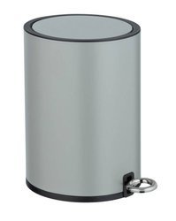 Coș de baie MONZA cu pedală cu Easy Close, 3 litri, Wenko