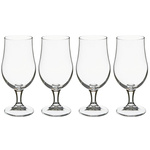 Pahare pentru bere, tip lalea, 4 buc, 370 ml