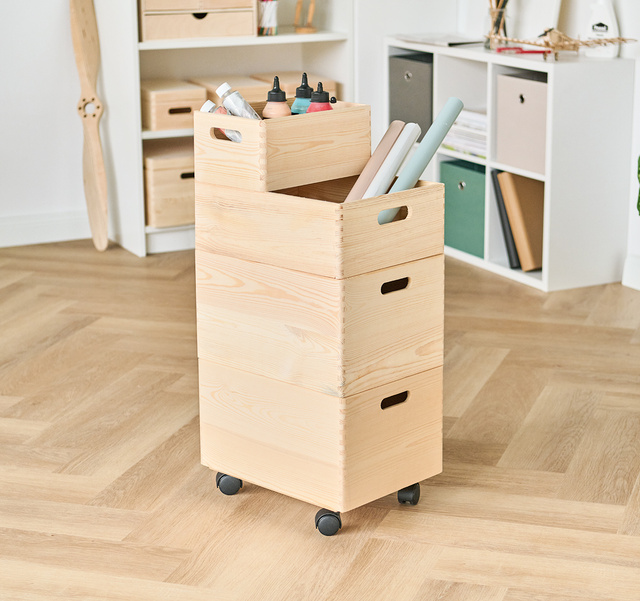 Recipient multifuncțional, organizator din lemn, ZELLER