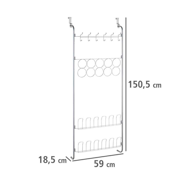 Organizator incaltaminte suspendat, 150,5x59x18,5 cm, WENKO