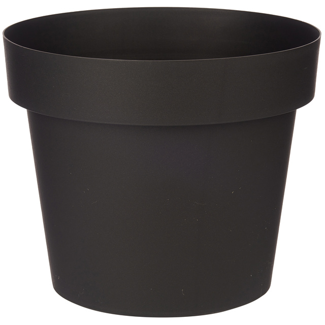 Ghiveci cu auto-udare, plastic, antracit
