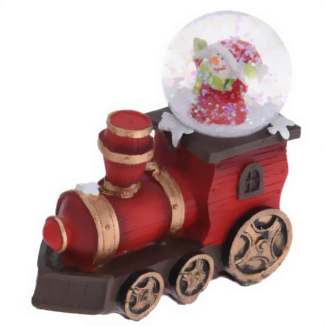 Vehiculul de sărbătoare cu glob de zăpadă