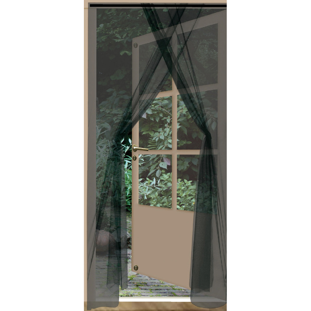 Plasa de tantari usa, neagra, 75 x 220 cm