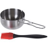 Cratita cu pensula pentru marinarea alimentelor, pentru sosuri