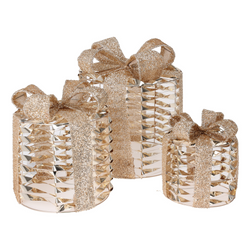 Decorațiune luminoasă cu LED, 3 Cadouri