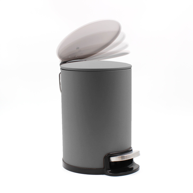Coș de gunoi de baie cu închidere moale, 3 l, METALINE
