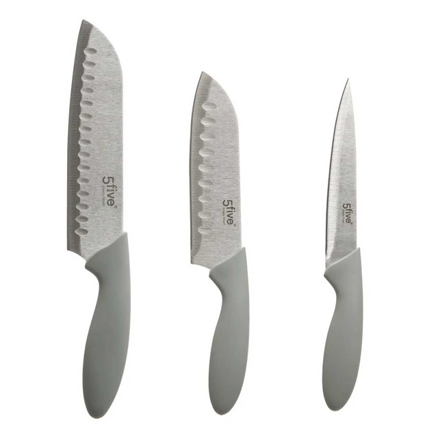 Set cutite de bucatarie, inox, 3 bucati