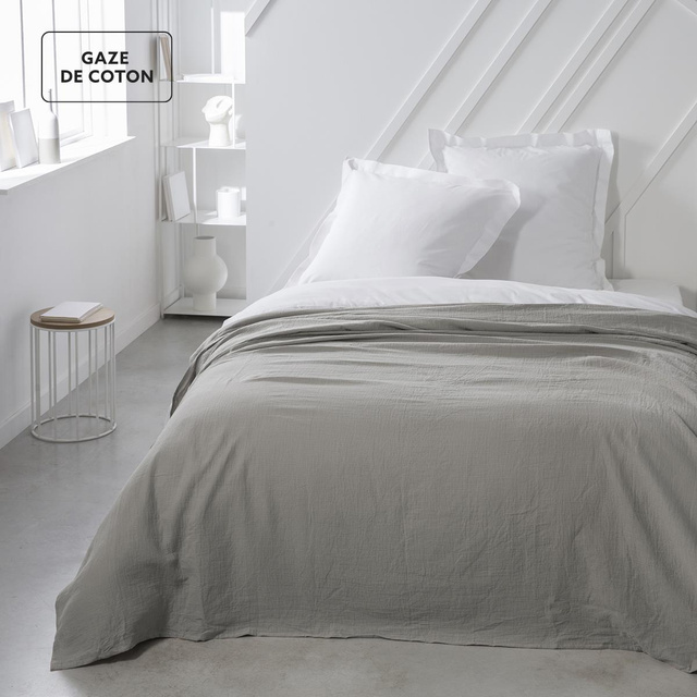 Cuvertura de pat Japandi, bumbac, 220 x 240 cm