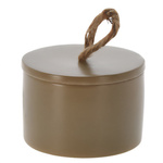 Lumânare în recipient din porțelan HELI, Ø 10 cm, verde