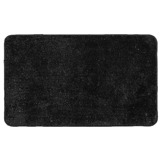Covoras baie METROPOLIS, negru, 45 x 75 cm