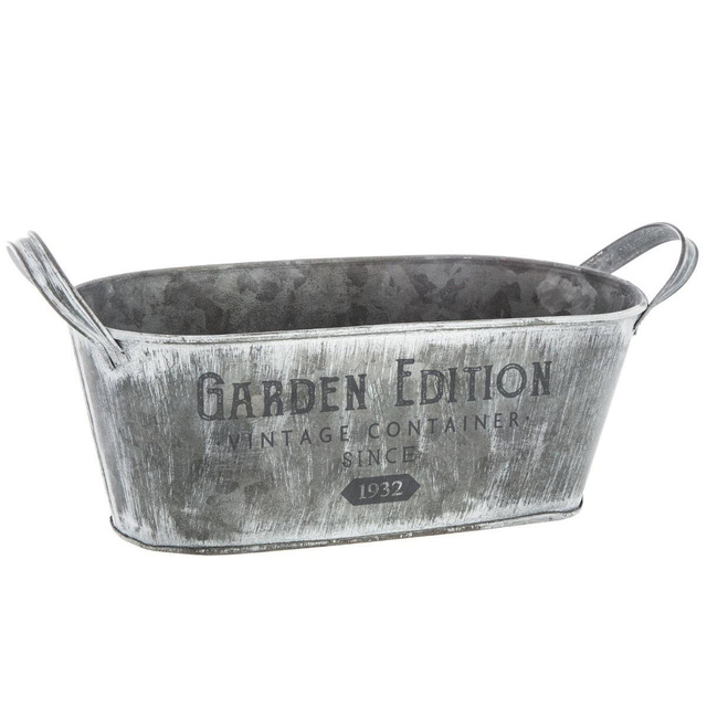 Set ghivece flori metalice, 3 dimensiuni, set