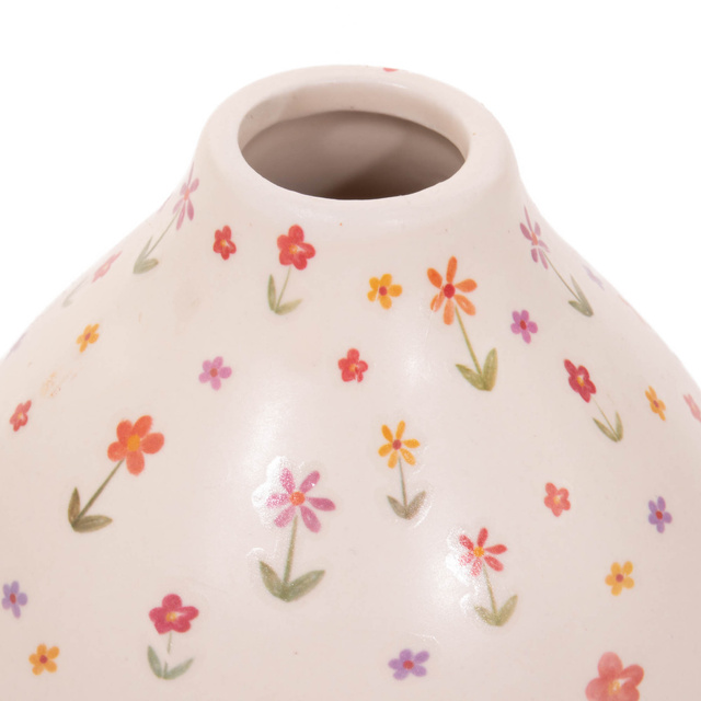 Vaza mica Blumi, model cu flori mici, inaltime 10 cm