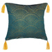 Perna decorativa cu franjuri, 40 x 40 cm