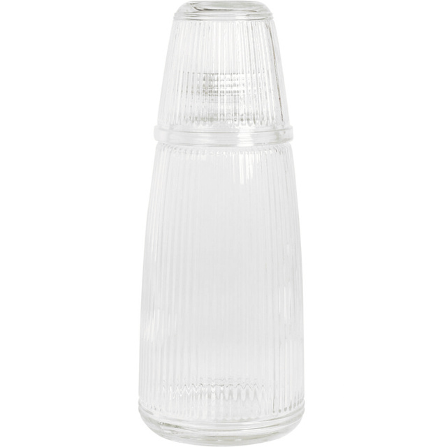 Sticla cu capac filetat si pahar, sticla, 1000 ml