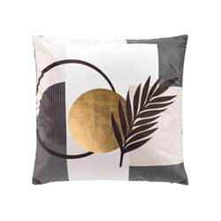Pernă decorativă cu model metalic, 45 x 45 cm