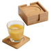 Coaster pentru pahare, bambus, 6 bucati, Kesper
