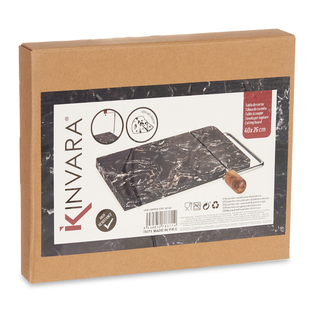 Placă de marmură pentru tăierea brânzei cu ghilotină AMO