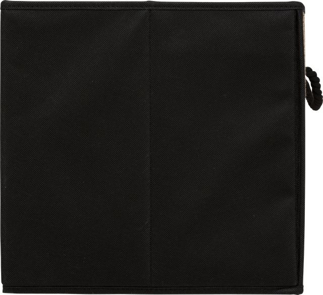 Recipient textil pentru depozitarea STEMY, cu mânere, 31 x 31 x 31 cm, negru