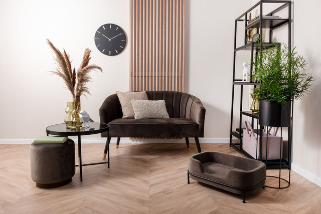 Vază de sticlă verde, BLUSH, Ø 13 cm