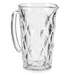 Carafa din sticlă cu model de cristal, 1 l