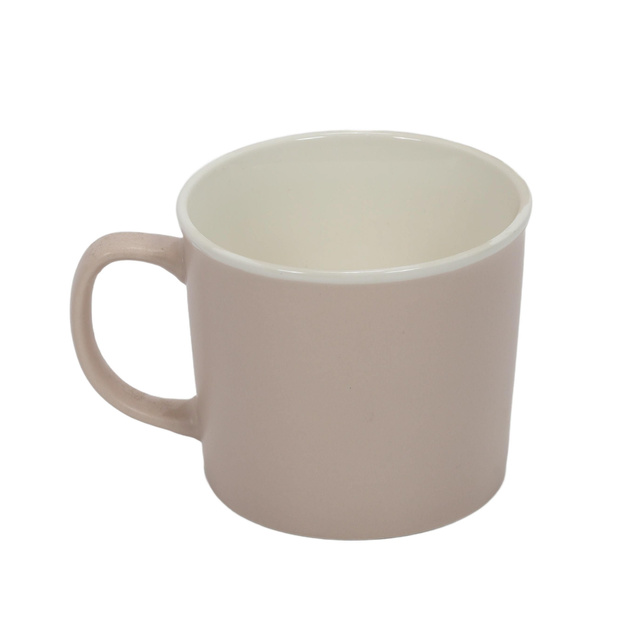 Cana din portelan cu maner NATURE, 380 ml, roz