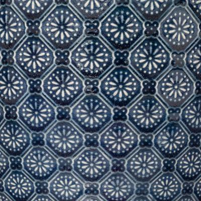 Ghivece din ceramica, 3 bucati, cu decoratiuni