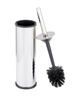 Perie de toaleta cu recipient etans din otel inoxidabil OLMEDO, Ø 8,5 cm