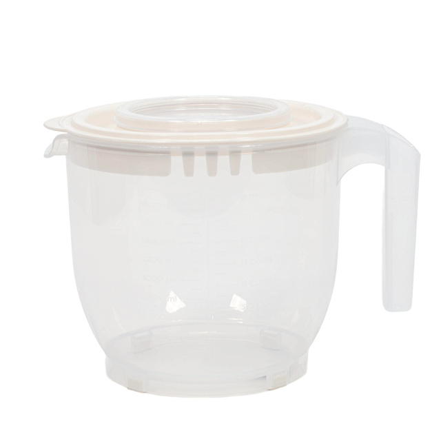 Vas de amestecare cu maner si capac, 2,2 l