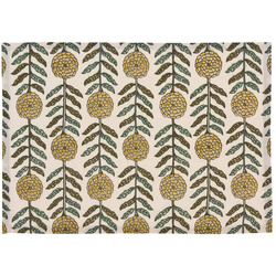 Culoar de bumbac cu flori, 45 x 30 cm