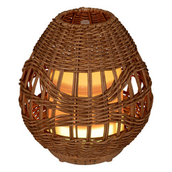 Difuzor de uleiri esențiale Lour, culoare interschimbabila, în carcasă de ratan, 250 ml