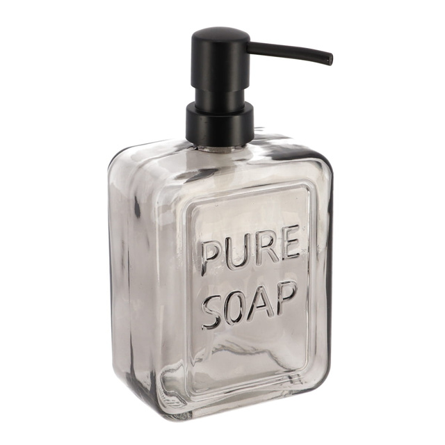 Dispenser de săpun din sticlă PURE SOAP, 550 ml