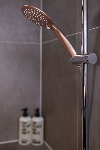 Duș Young Line, Ø 11 cm, 5 jeturi, auriu roz, WENKO