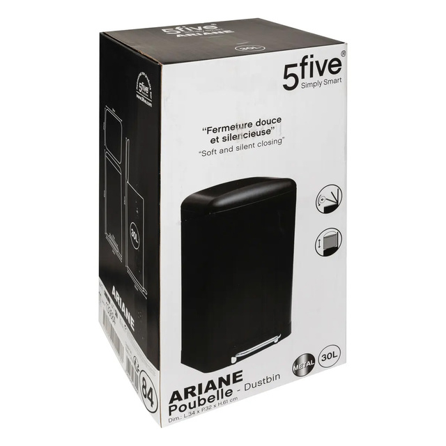 Coș de gunoi cu pedala pentru deschiderea capacului