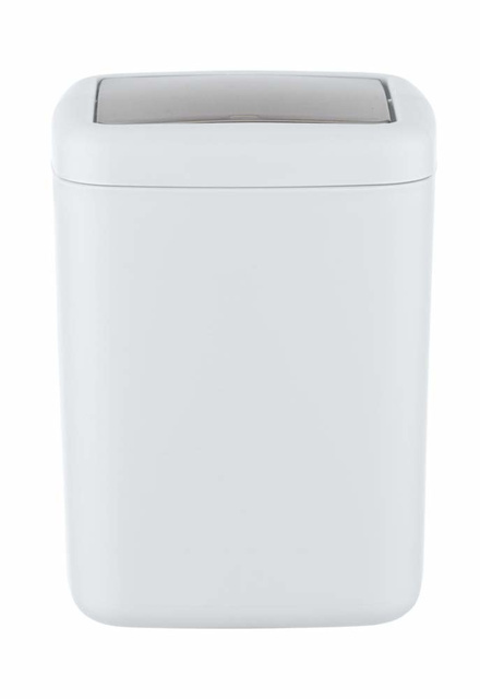 Coș cosmetic oscilant, 2 L, mărimea S, alb, Wenko