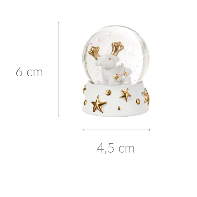 Glob de zapada cu un animal, Ø 4,5 cm