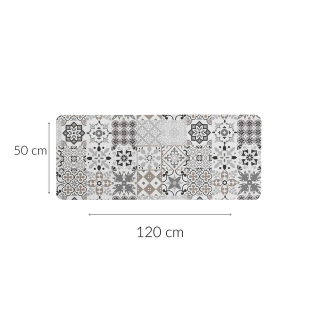 Covor de baie lung cu model, 50 x 120 cm