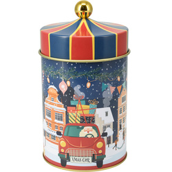 Cutie pentru prăjituri FIABA cort de circ, 1 L, bleumarin