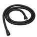 Furtun pentru dus, negru, inox, 150 cm, 1/2