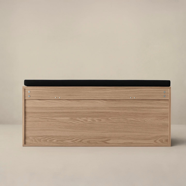 Dulap pentru pantofi cu loc de șezut și rafturi retractabile GRADIA, 100 x 34 x 50 cm